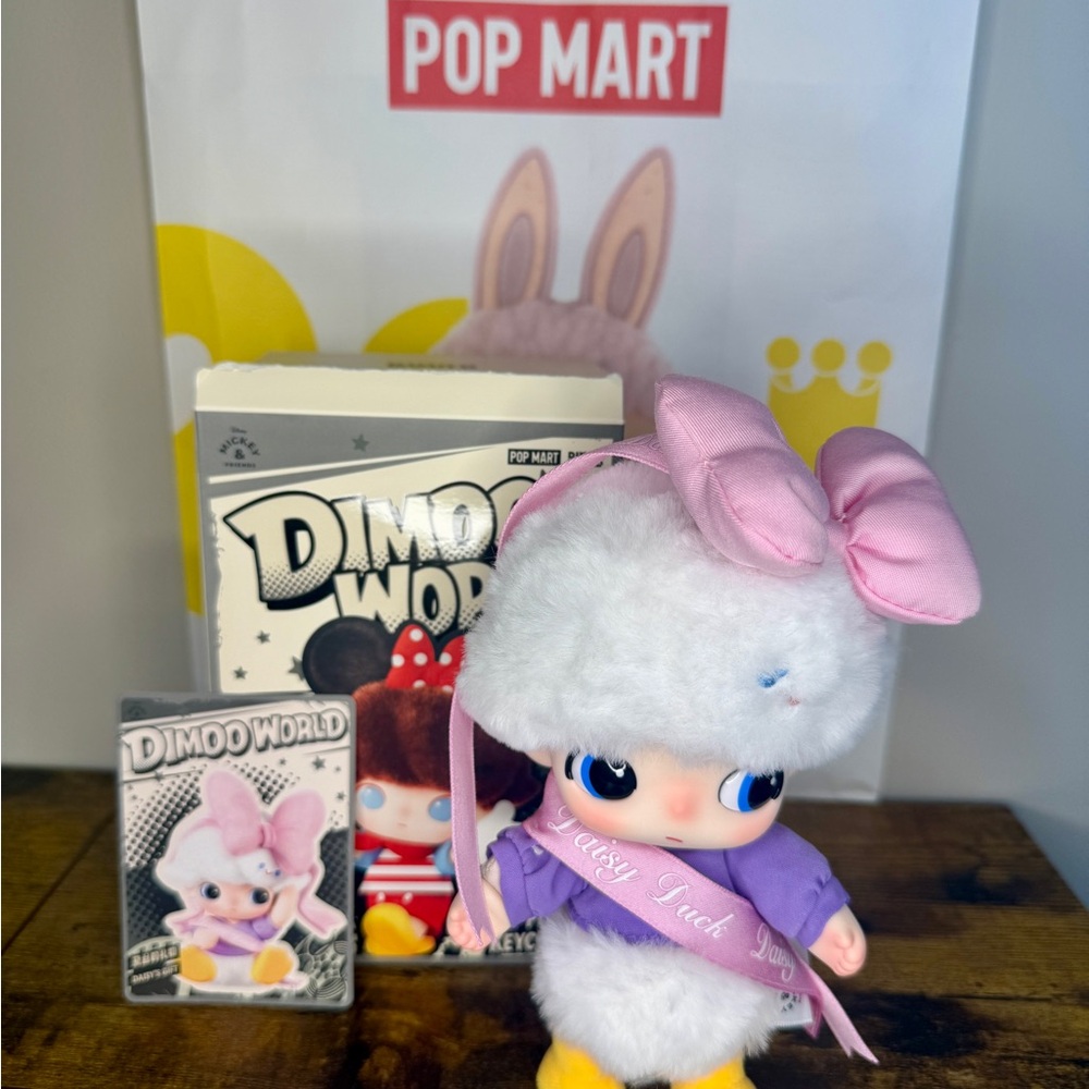 100% Authentic Pop Mart Dimoo World Disney Plush - Daisy Duck